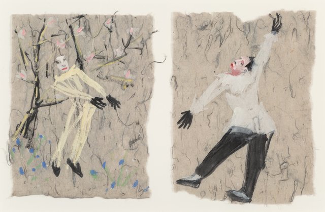 Nicolas Africano, ‘Untitled Diptych (Studies for Petrouchka)’, 1984, Heritage Auctions