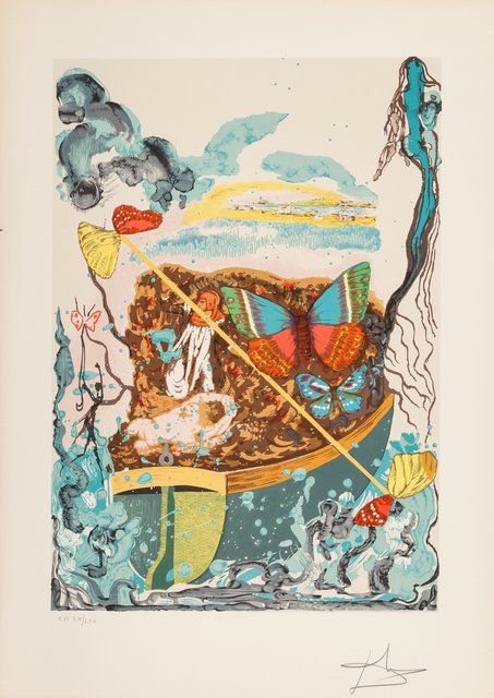 Salvador Dalí, ‘Dawn, from Papillons Anciennes’, 1976, Heritage Auctions