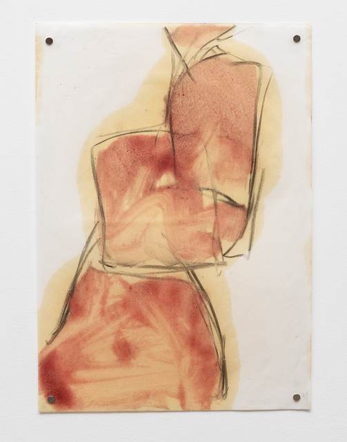 Elisa Bracher, ‘Untitled’, 2010, Drawing, Collage or other Work on Paper, Pigment, linseed oil and coal on Foscotex paper, Galeria Raquel Arnaud