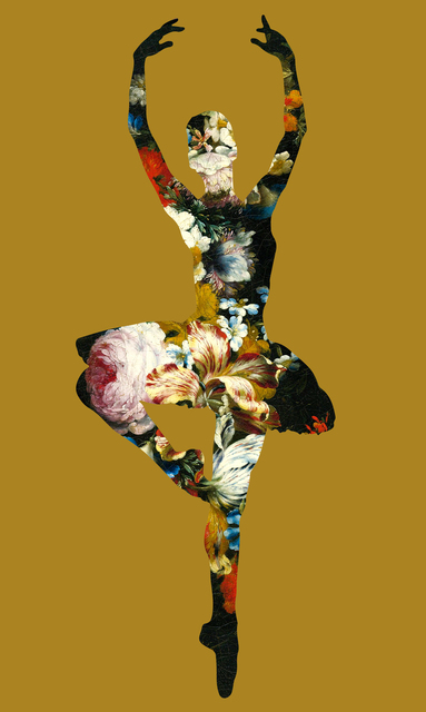 Agent X, ‘En Dedans pirouette avec des fleur’, 2018, Gitana Rosa Gallery
