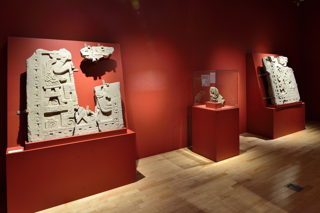 View of "Divine Lords of the Mountain. Puebla's Northern Sierra in times of El Tajín", Museo Amparo, Puebla, Mexico, 2017. View of "Divine Lords of the Mountain. Puebla's Northern Sierra in times of El Tajín", Museo Amparo, Puebla, Mexico, 2017.