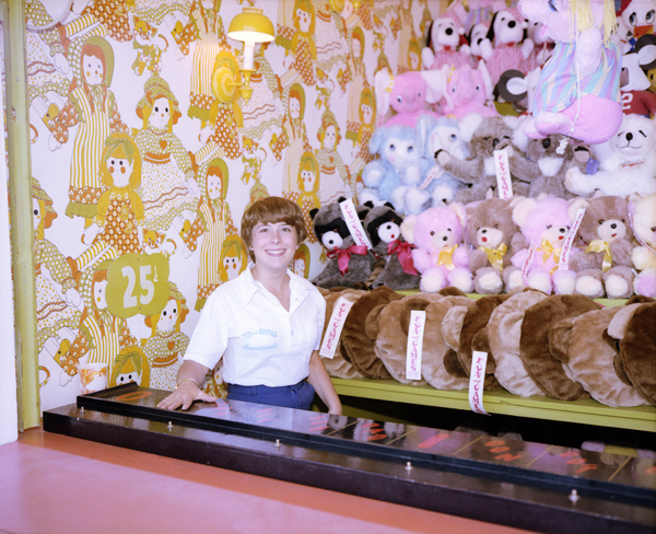 Joe Maloney, ‘Girl with Stuffed Animals, Asbury Park, New Jersey’, 1980, Photography, Archival pigment print, Rick Wester Fine Art