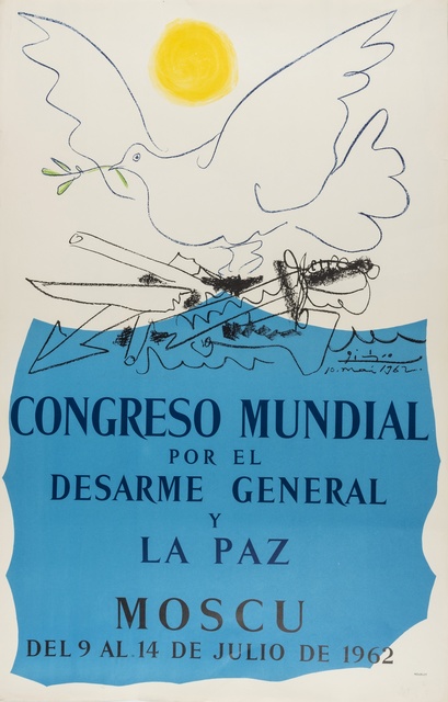Pablo Picasso, ‘World Congress for General Disarmament and Peace Poster (Czwiklitzer 174)’, 1962, Forum Auctions