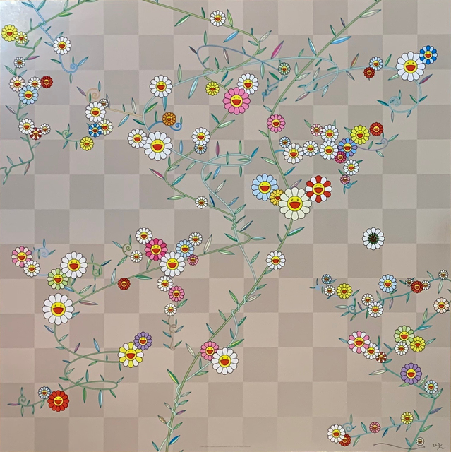 Takashi Murakami, ‘Cube’, 2001, Print, Offset print with silver, Art Works Paris Seoul Gallery