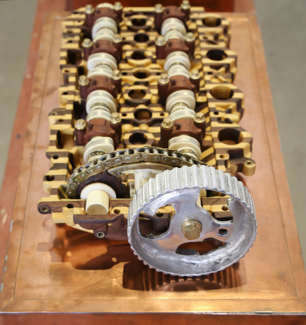 Eric Van Hove, ‘Untitled (Peugeott-Citroen HDI Diesel Camshaft Housing & Rocker Assembly)’, 2014, Sculpture, Mixed Media, Richard Taittinger Gallery
