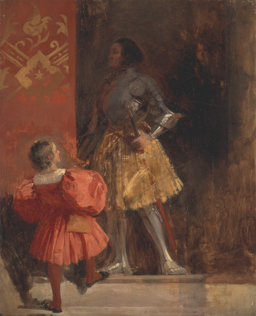 Richard Parkes Bonington A Knight And Page Goetz Von