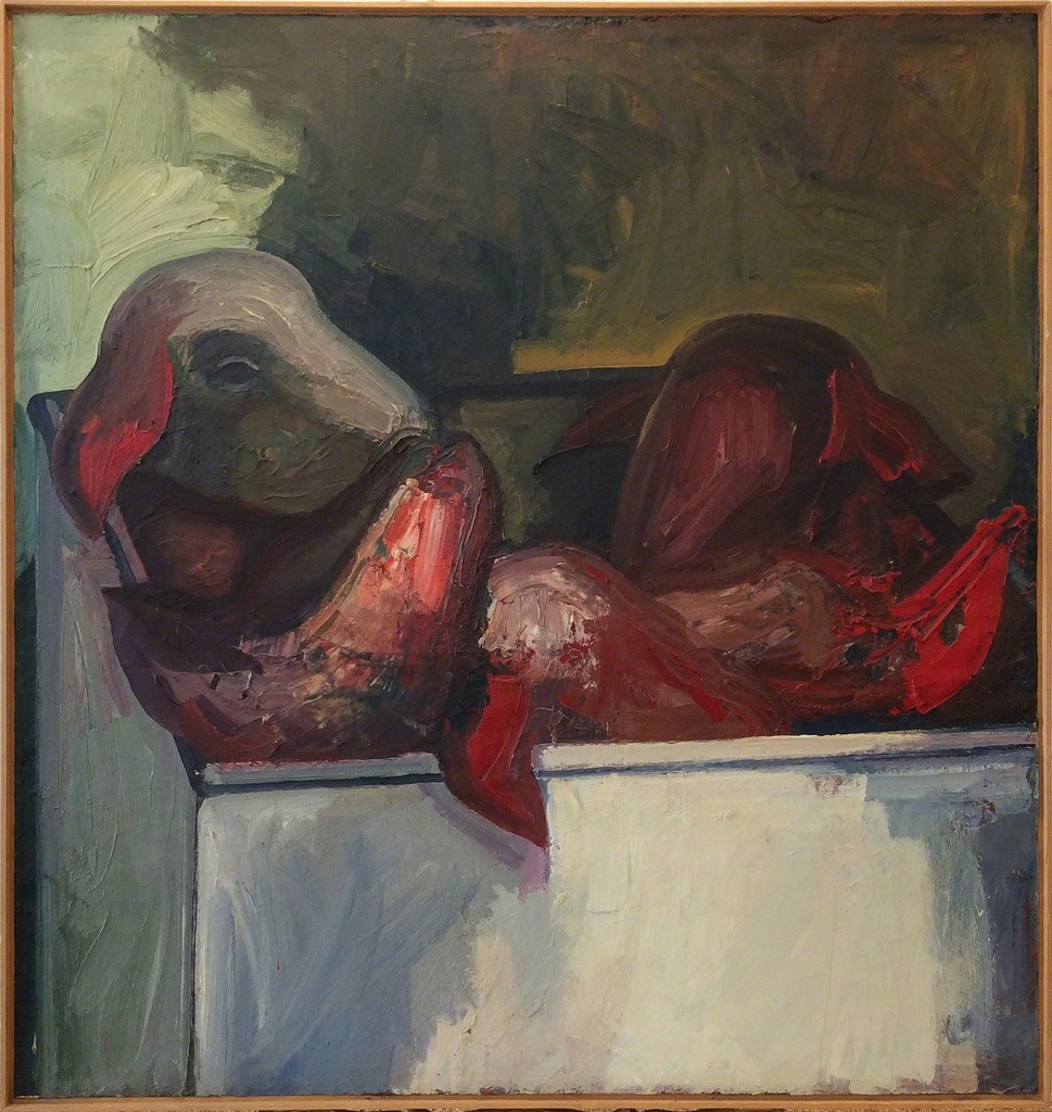 James Weeks / "Sheep Heads #2” / 1959 / Oil on Canvas James Weeks / "Sheep Heads #2” / 1959 / Oil on Canvas
