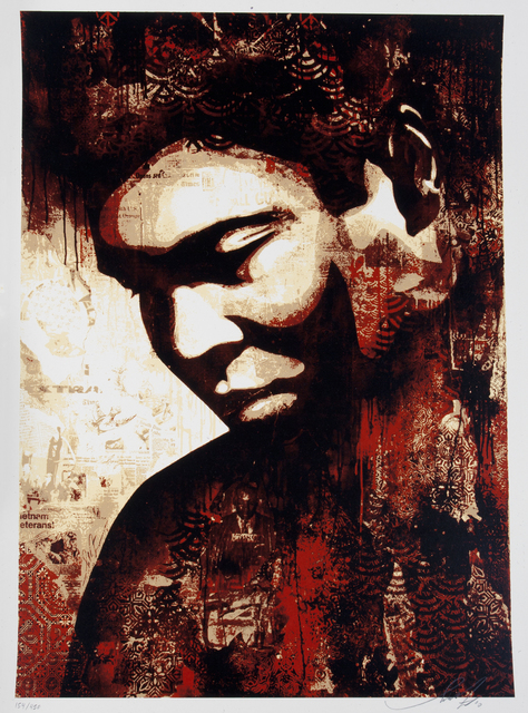 Shepard Fairey (OBEY), ‘Ali’, 2010, Julien's Auctions