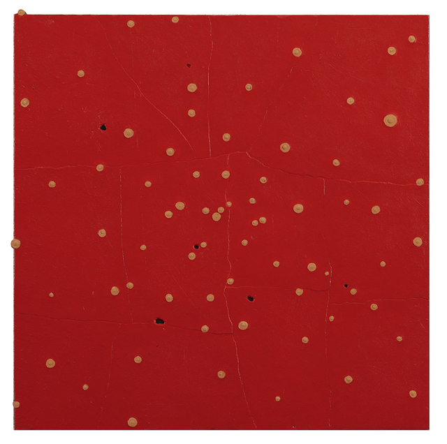 Luigi Mainolfi, ‘Rosso Bello’, 2015, Painting, Polychrome clay, Galerie Italienne