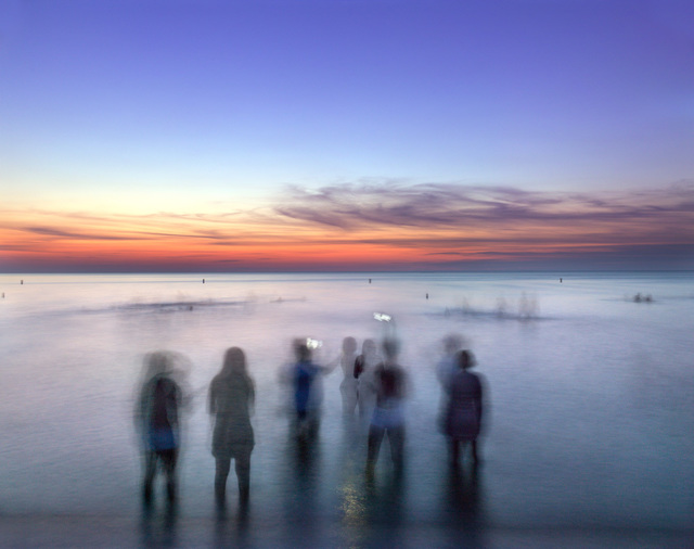 Matthew Pillsbury, ‘Edgewater Beach #8, Cleveland (TV17028)’, 2017, Photography, Archival pigment print, Benrubi Gallery
