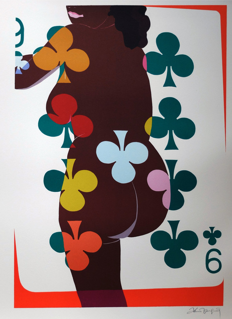 Alain Jacquet, ‘Camouflage Venus Black’, Print, Color lithograph, DIGARD AUCTION