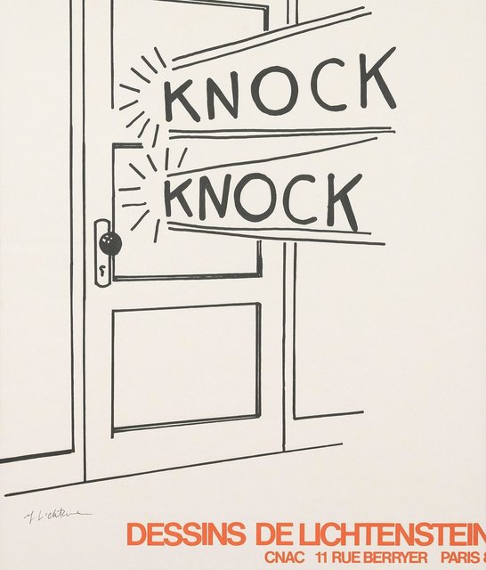 Roy Lichtenstein, ‘Knock Knock’, 1975, Posters, Offset lithograph on fine paper, Caviar20
