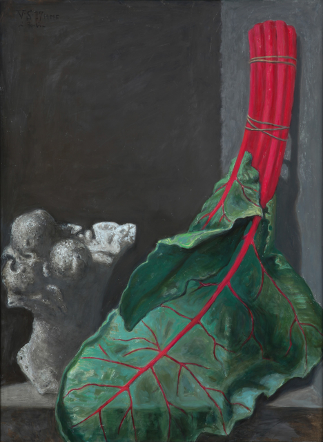 Volker Stelzmann, ‘Mangold und Koralle’, Painting, Mixed media on MDF, DIE GALERIE