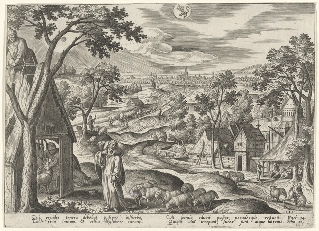 Adriaen Collaert After Hans Bol I Am The Door Of The Sheep
