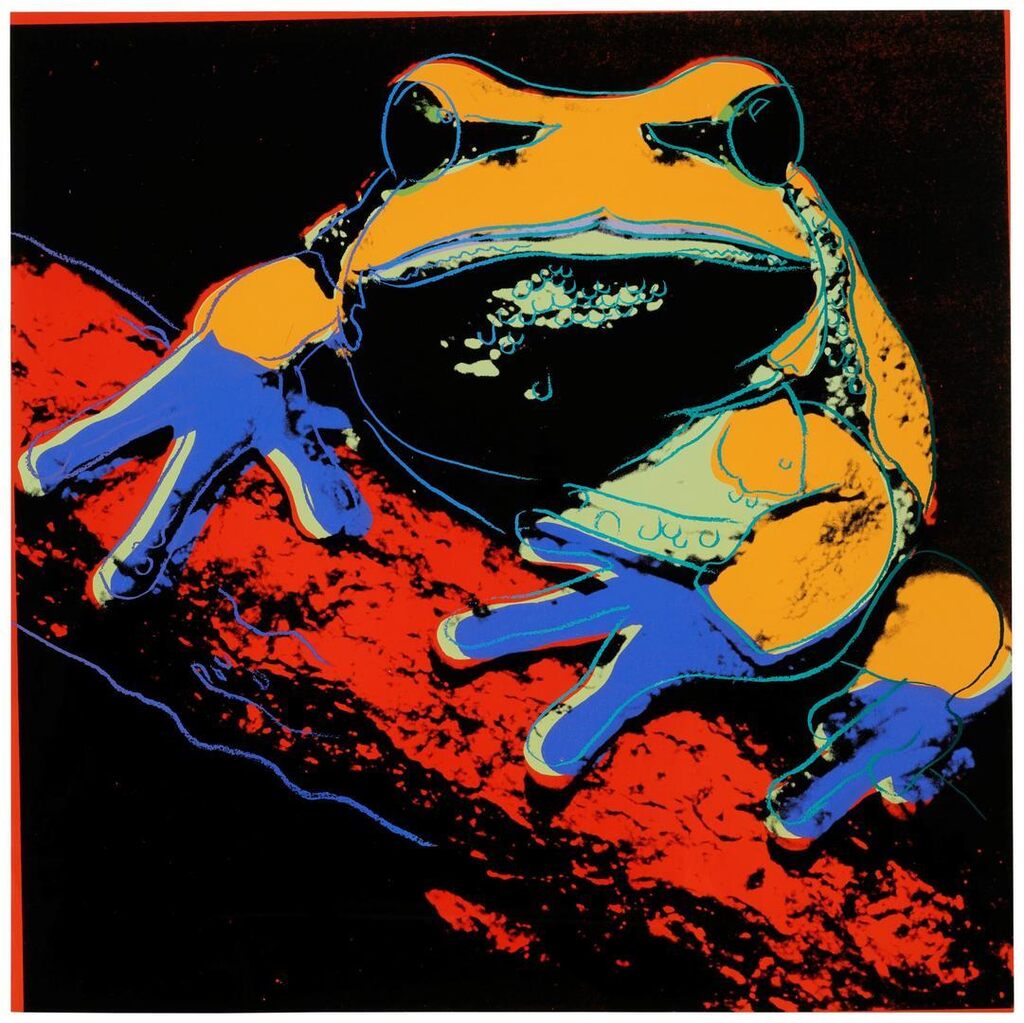 Andy Warhol - Pine Barrens Tree Frog, from Endangered Species