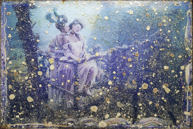 Andreas Franke, ‘Is It Love’, 2016, Mixed Media, Photographic print mounted on dibond behind acrylic with ocean patina, Rosenbaum Contemporary