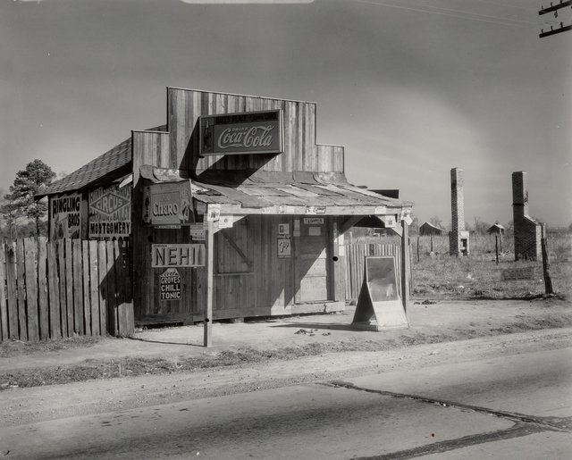 Walker Evans A Group of Four Architectural Photographs from the Farm