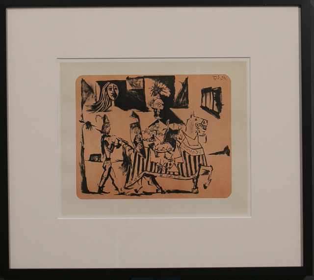 Pablo Picasso, ‘DEPARTURE (LE DEPART) 1’, 1956, Reproduction, Lithograph, White Cross