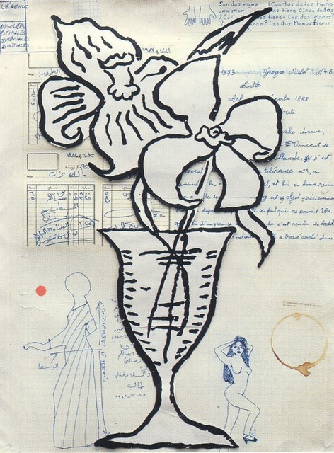 Donald Baechler, ‘Flowers’, 1993, Print, Silkscreen, BAM