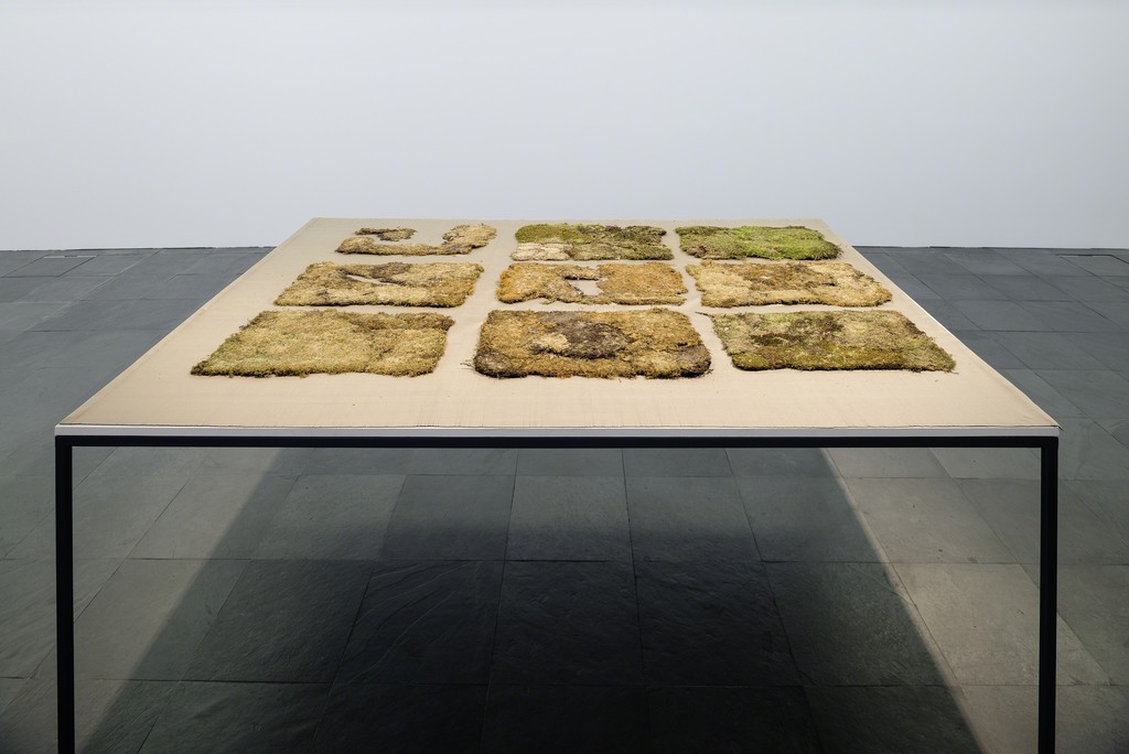 Installation view: Andrea Büttner. Beggars and iPhones, Kunsthalle Wien 2016, Photo: Jorit Aust: Andrea Büttner, Untitled, 2014, Courtesy the artist and National Museum of Wales, Cardiff Installation view: Andrea Büttner. Beggars and iPhones, Kunsthalle Wien 2016, Photo: Jorit Aust: Andrea Büttner, Untitled, 2014, Courtesy the artist and National Museum of Wales, Cardiff