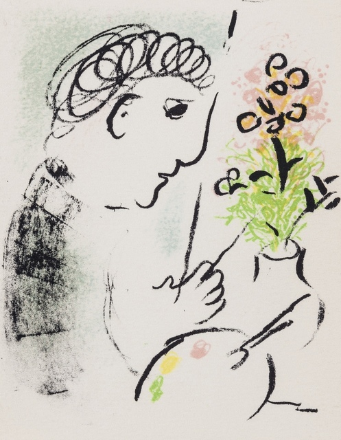 Marc Chagall, ‘Carte de Voeux pour L’Année 1979 (Mourlot 951, and 952)’, 1979, Print, Two lithographs printed in colours, Forum Auctions