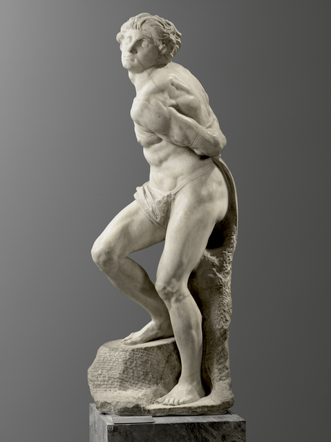Michelangelo Buonarroti, ‘L'Esclave rebelle (The Rebellious Slave)’, Started in 1513, Musée du Louvre