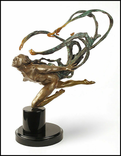 Mary Snowden, ‘Wind Scarf’, 20th Century, Sculpture, Full Round Bronze Sculpture, Original Art Broker