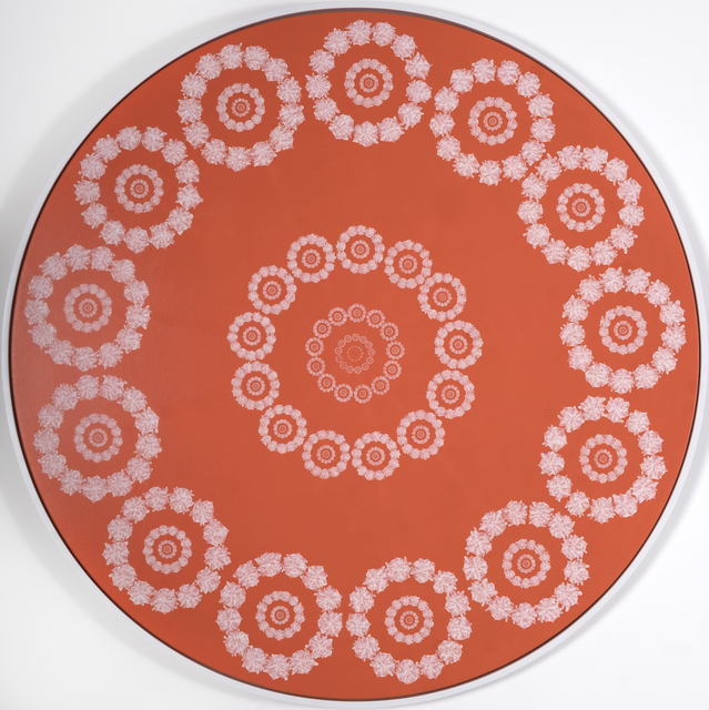 , 'Recursion (White on Orange),' 2017, Library Street Collective