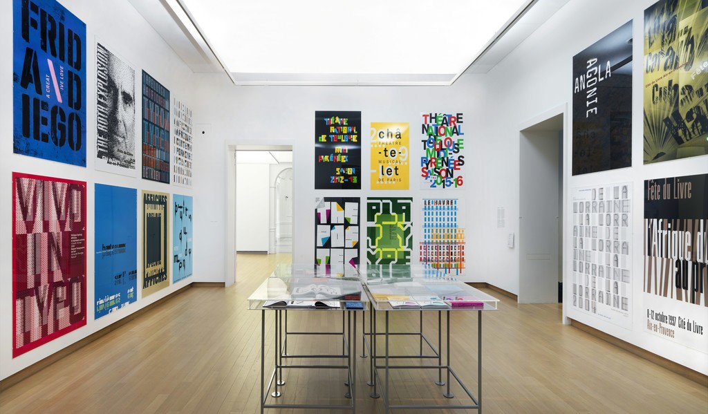 Philippe Apeloig: Using Type. Installation view. Photo: Gert-Jan van Rooij Philippe Apeloig: Using Type. Installation view. Photo: Gert-Jan van Rooij
