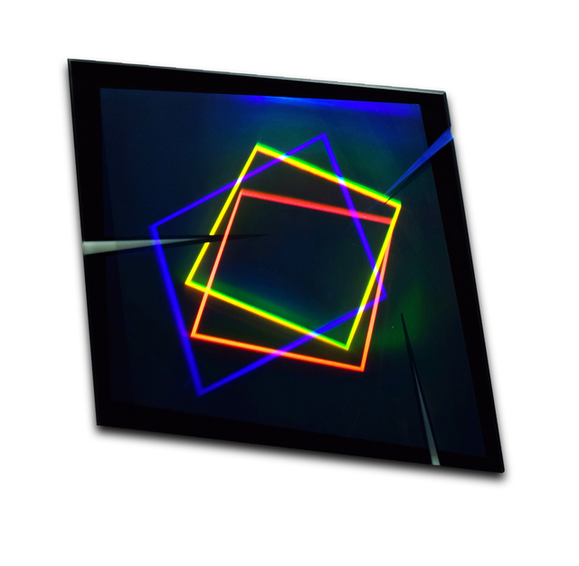 August Muth, ‘Oculus’, 2018, Mixed Media, Holographic emulsion in glass, Waterhouse & Dodd