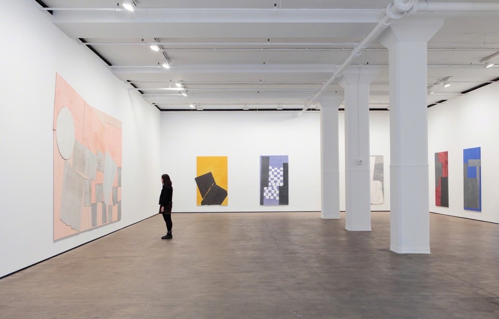 Installation view of Sam Moyer: WIDE WAKE at Sean Kelly, New York
October 27 - December 16, 2017
Photography: JSP Art Photography
Courtesy: Sean Kelly, New York Installation view of Sam Moyer: WIDE WAKE at Sean Kelly, New York
October 27 - December 16, 2017
Photography: JSP Art Photography
Courtesy: Sean Kelly, New York