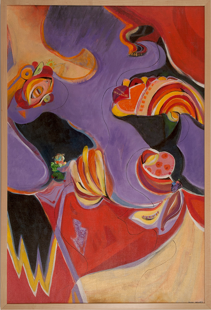 Joan Miller, ‘Flying Color 3’, 2017, Painting, Acrylic on Canvas, Walter Wickiser Gallery