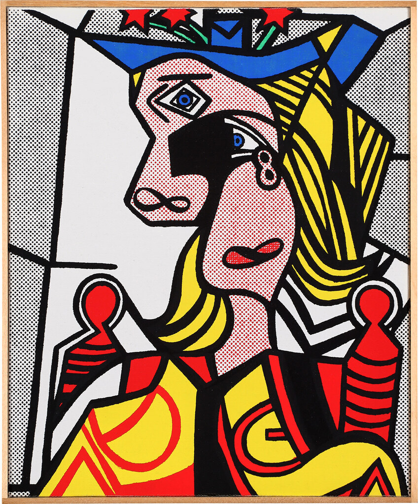 Richard Pettibone - Roy Lichtenstein, Woman with Flowered Hat, 1963