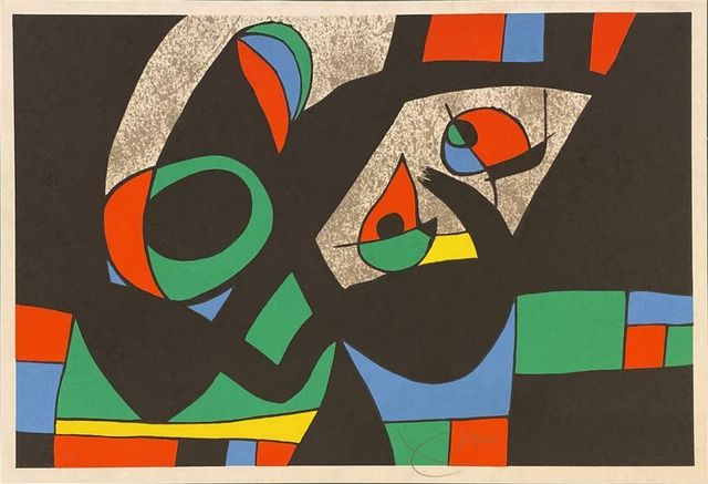 Joan Miró, ‘The Golden Feathered Lizard ’, 1971, Le Coin des Arts