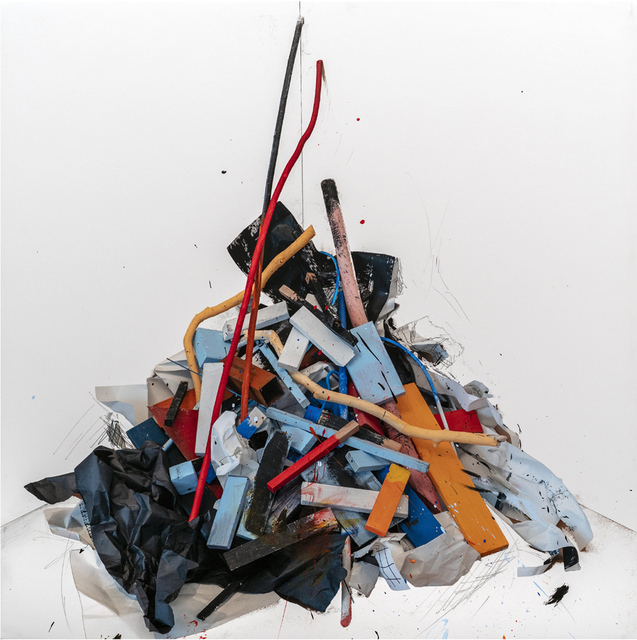 Andre Petterson, ‘Corner Gust’, 2018, Painting, Mixed media on panel, Foster/White Gallery