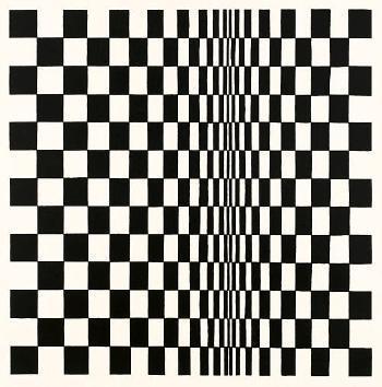 Bridget Riley - Untitled (based on movement in squares)