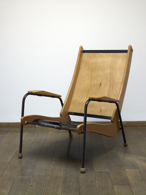 Jean Prouvé, ‘“Visiteur” Armchair’, ca. 1950, Design/Decorative Art, Steel and wood, Jousse Entreprise