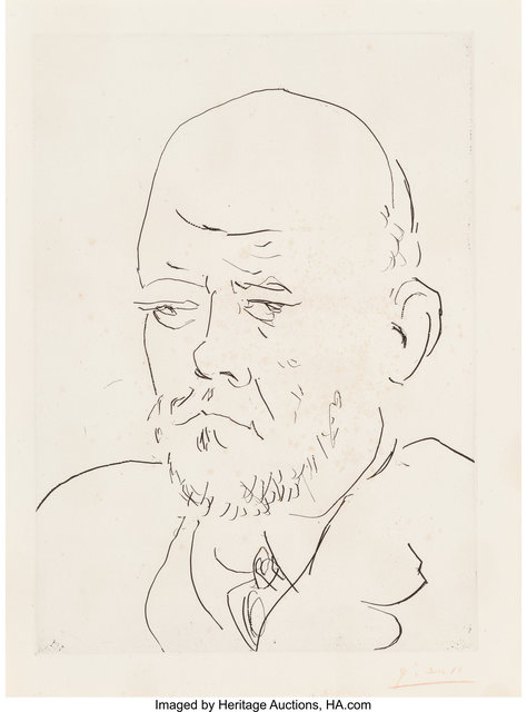 Pablo Picasso, ‘Portrait de Vollard III, from La Suite Vollard’, 1937, Heritage Auctions