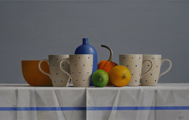 Janet Rickus, ‘Four Polka Dot Cups’, 2016, Gallery Henoch