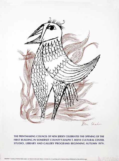 Ben Shahn, ‘Printmaking Council of New Jersey’, 1979, ArtWise