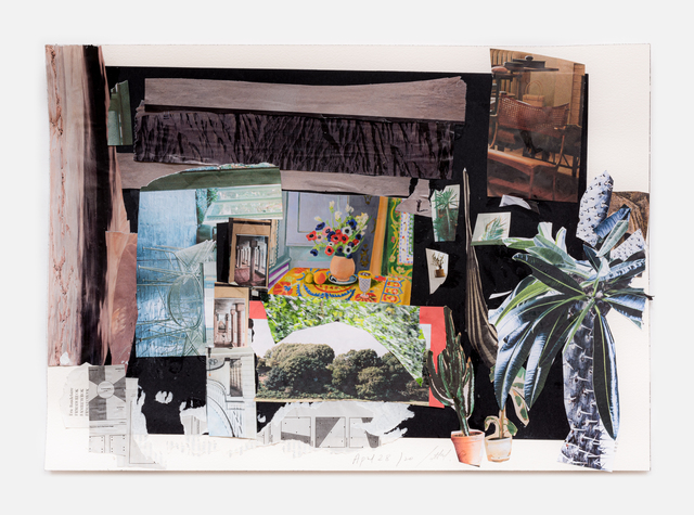Simone Fattal, ‘Earth Day 3’, 2020, Drawing, Collage or other Work on Paper, Collage, Galerie Hubert Winter