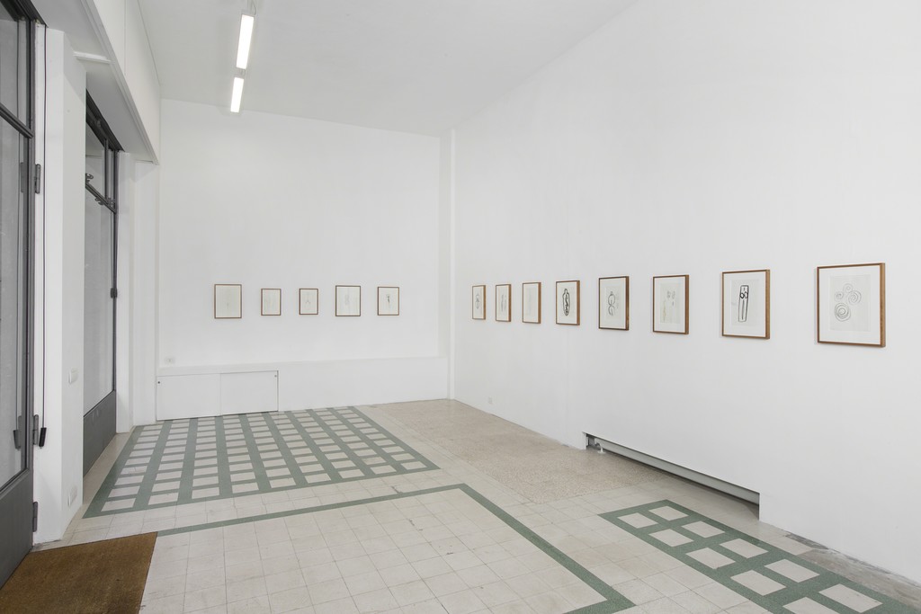 Installation view: Ana Mendieta's exhibition, 2016
via A. Stradella 1, Milano Installation view: Ana Mendieta's exhibition, 2016
via A. Stradella 1, Milano