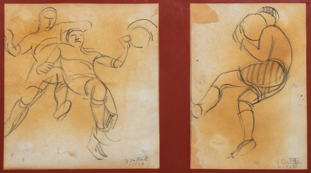 Gerardo Dottori, ‘Appunti allo Stadio’, 1927, Finarte