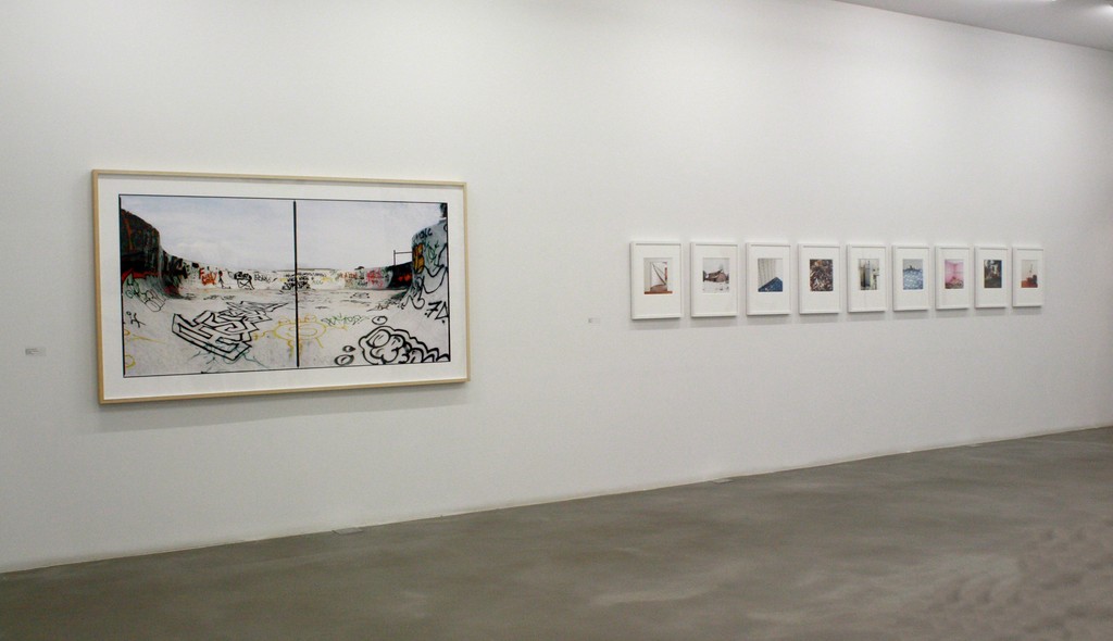 Installation shot of Brian Howell's photographs Installation shot of Brian Howell's photographs