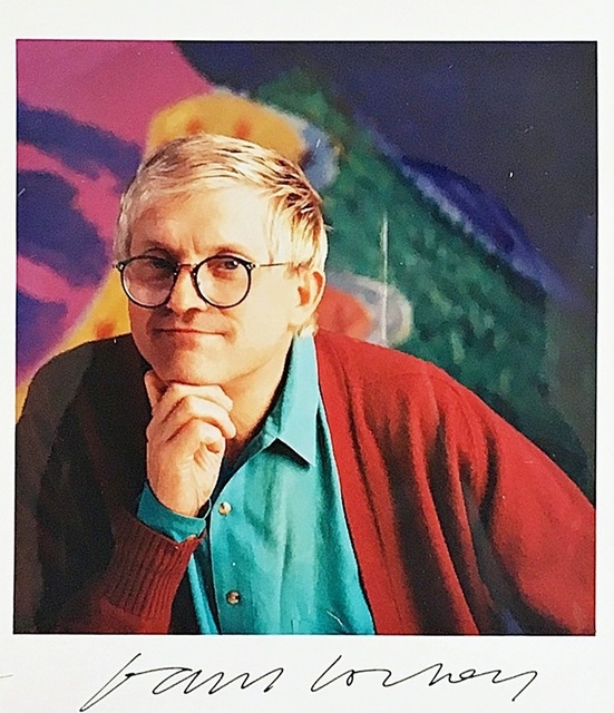 David Hockney, ‘Hand Signed Color Photograph from the Estate of Hollywood Director Paul Bartel’, ca. 1987, Alpha 137 Gallery Gallery Auction