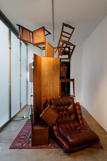 Arin Rungjang, ‘My Knees Are Cold Because It Is Winter In Paris’, 2010, Installation, Teak furniture. Dimensions variable., West Den Haag