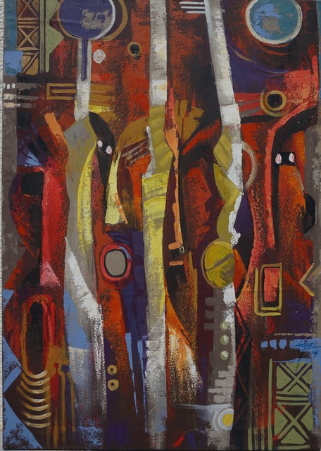 Godwin Adjei Sowah, ‘Spiritual Conversation’, ca. 2016, TO LIVE IS TO CHOOSE