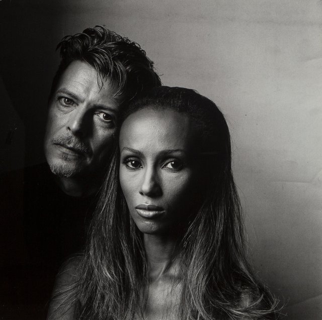 Irving Penn Iman And David Bowie 1994 Artsy