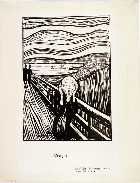 Edvard Munch, ‘The Scream’, 1895, Munch Museum