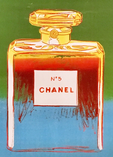 Andy Warhol, ‘Chanel No. 5 Advertising Campaign Poster’, 1997, Ephemera or Merchandise, Offset lithograph in colors affixed to linen canvas backing, Lot 180